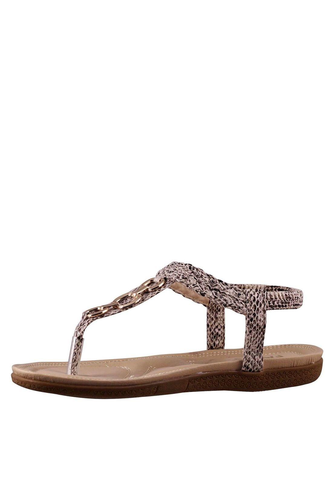 Sandalia Plana Etnica 4Ss15122-2