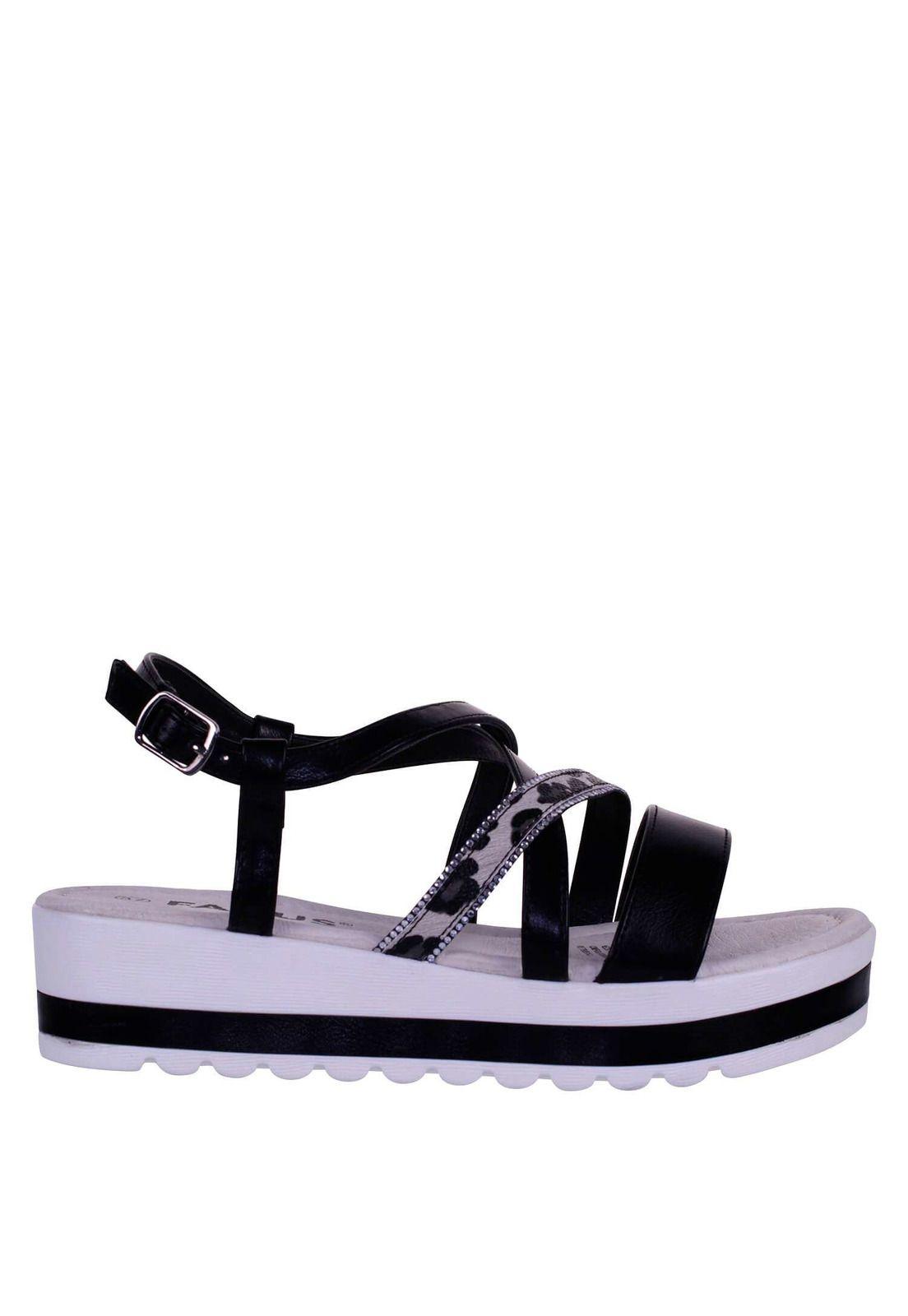 Sandalia Plana Aplicación Animal Print 4Ss13522-0