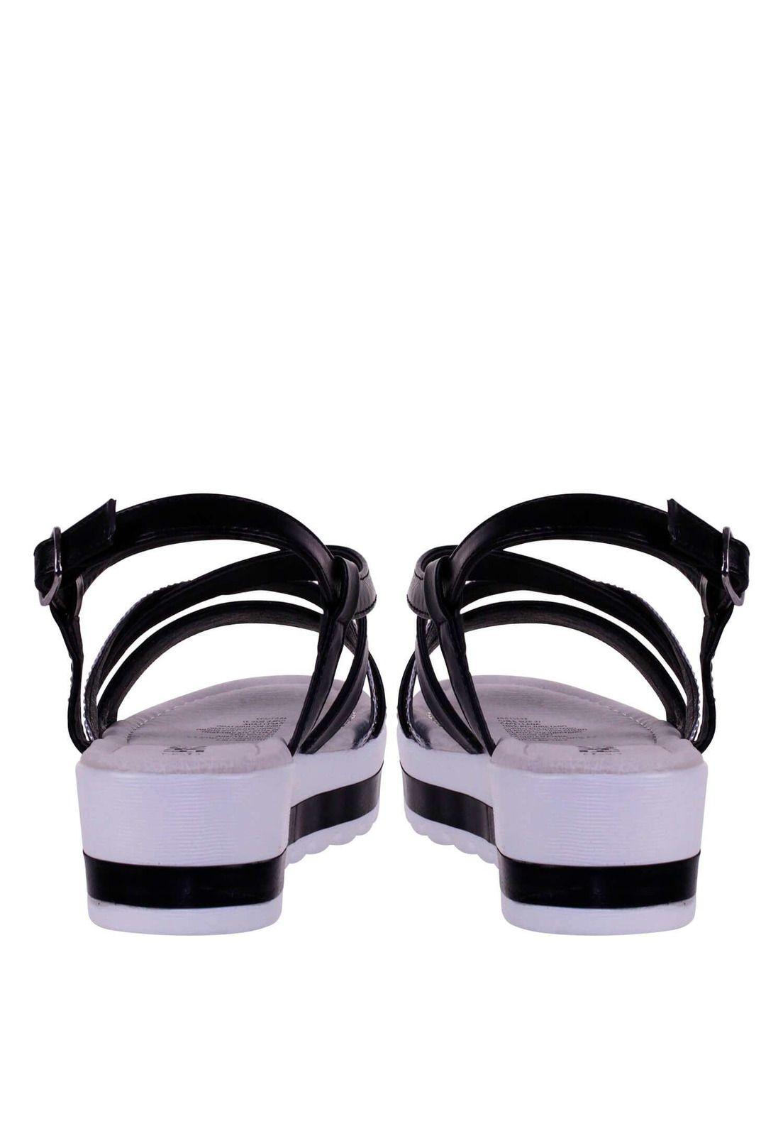 Sandalia Plana Aplicación Animal Print 4Ss13522-5