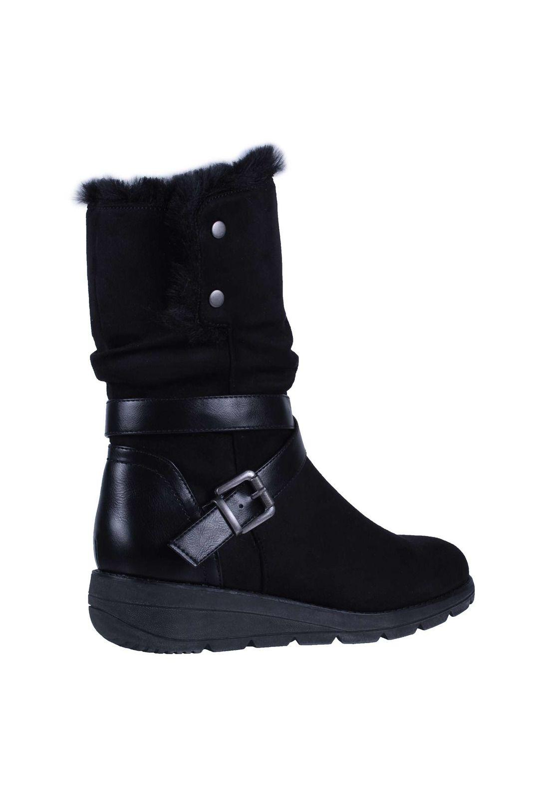 Bota Plana Microfibra 4fb13422-2
