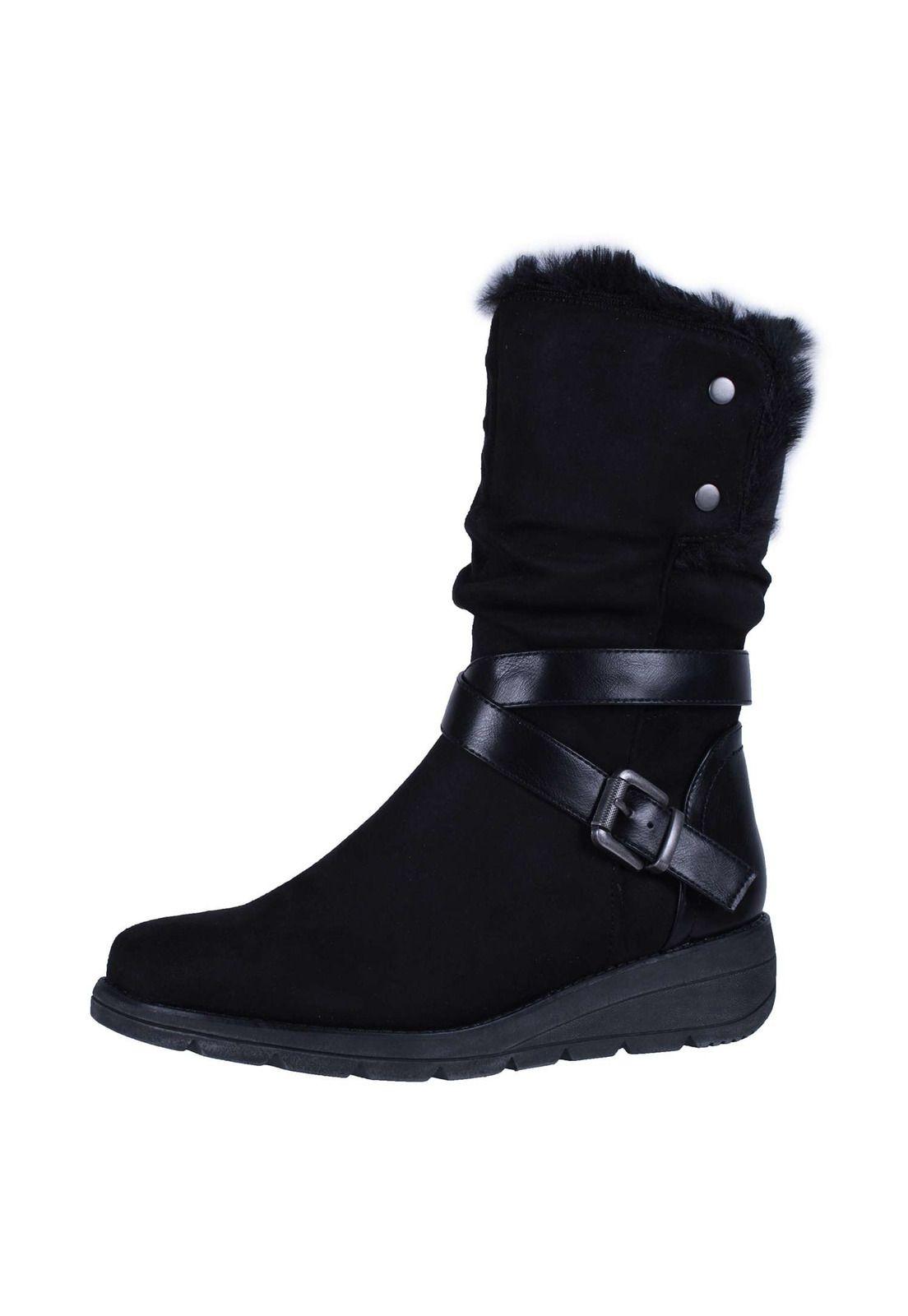 Bota Plana Microfibra 4fb13422-6