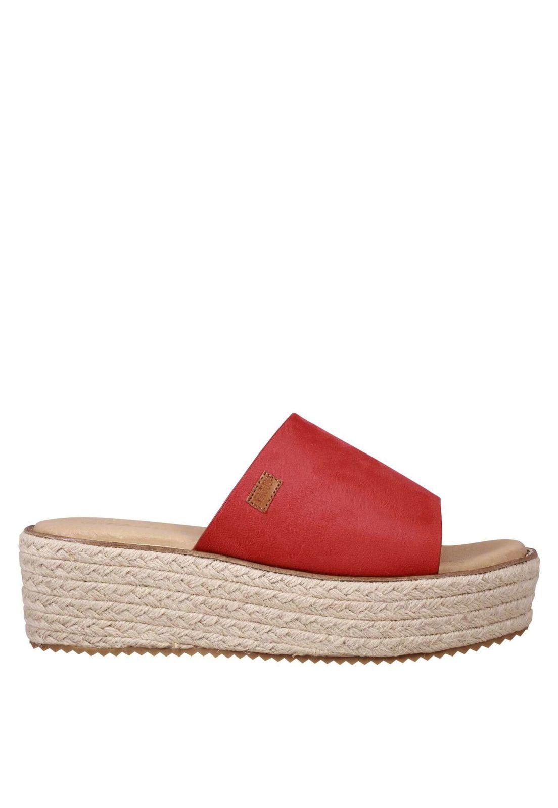 Sandalia Microfibra Plataforma 4Ss7521-0