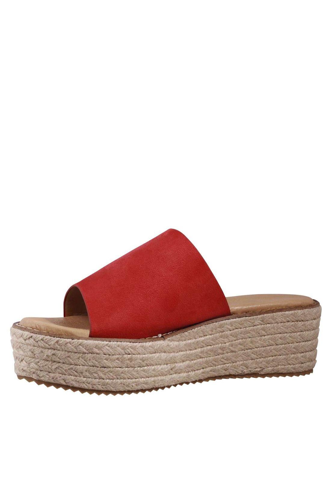 Sandalia Microfibra Plataforma 4Ss7521-3