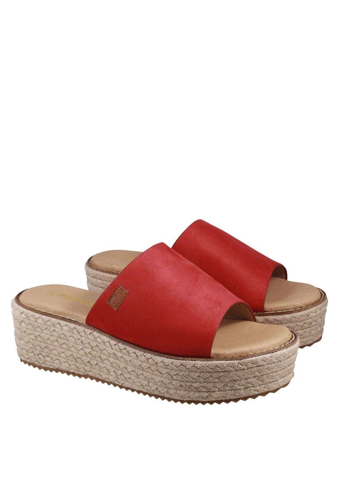 Sandalia Microfibra Plataforma 4Ss7521-4