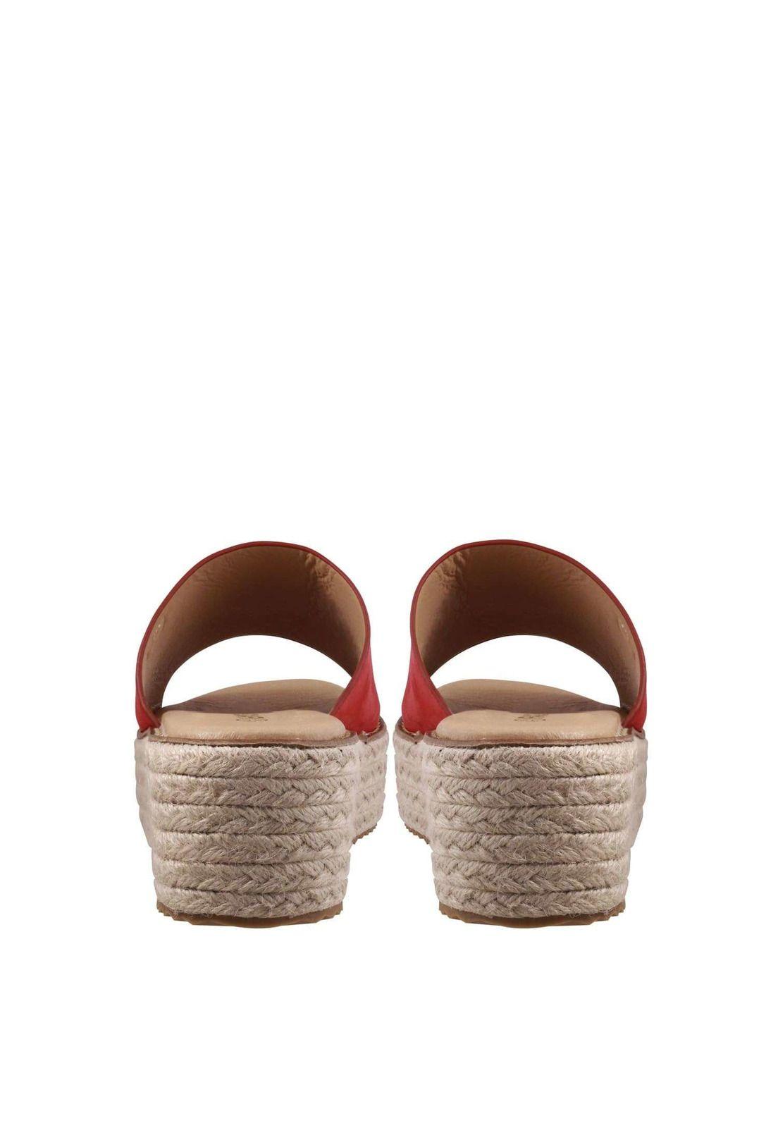 Sandalia Microfibra Plataforma 4Ss7521-5