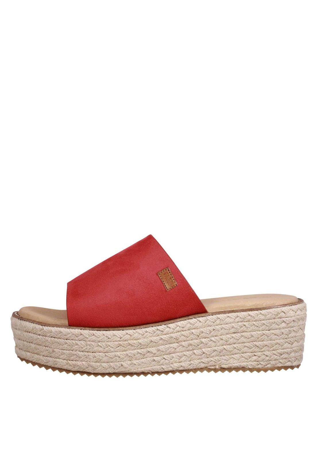 Sandalia Microfibra Plataforma 4Ss7521-6