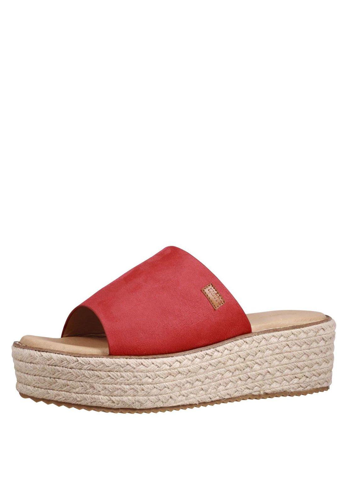 Sandalia Microfibra Plataforma 4Ss7521-7