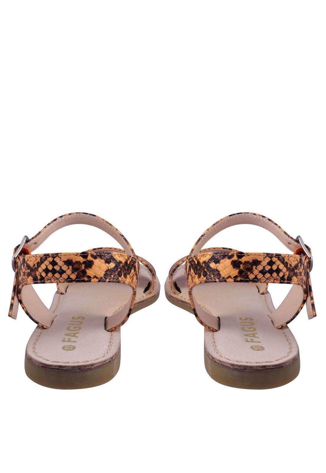 Sandalia Plana Reptil 4Ss10221-5