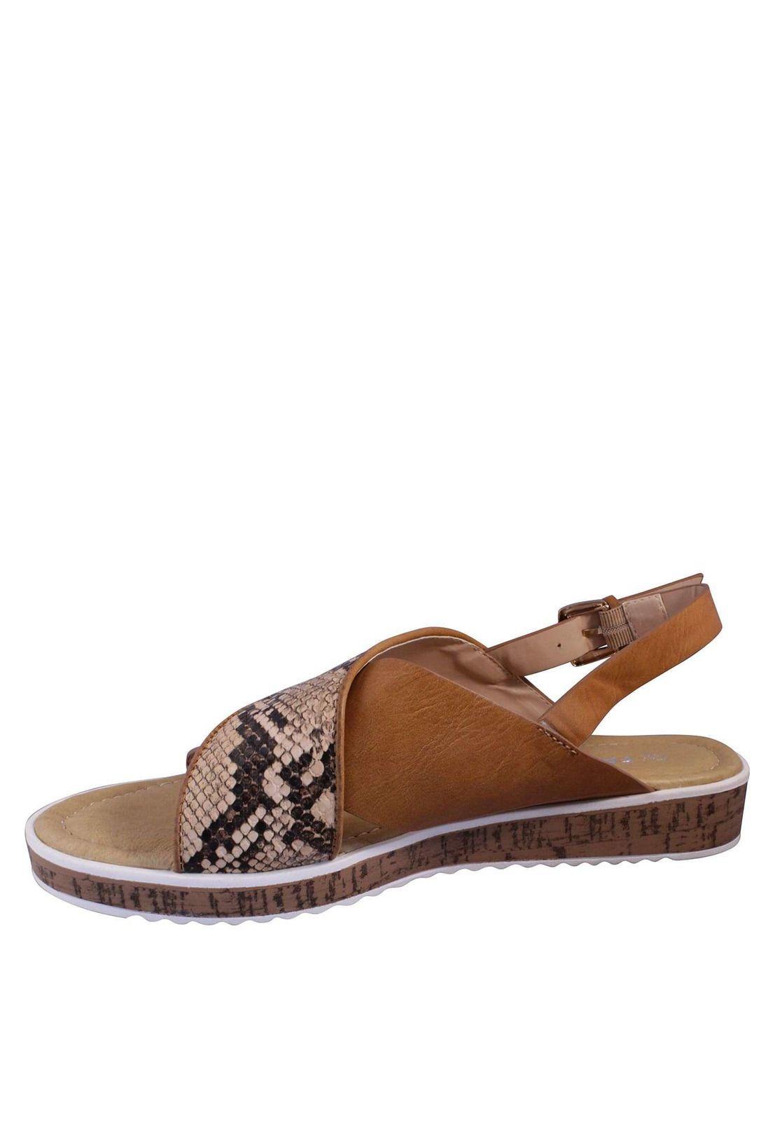 Sandalia Plana Aplicación Crocco 4Ss8521-2
