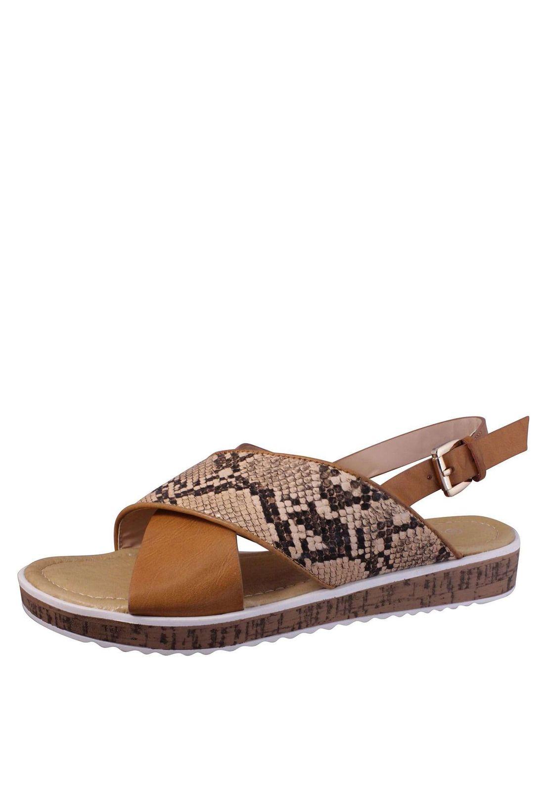 Sandalia Plana Aplicación Crocco 4Ss8521-6