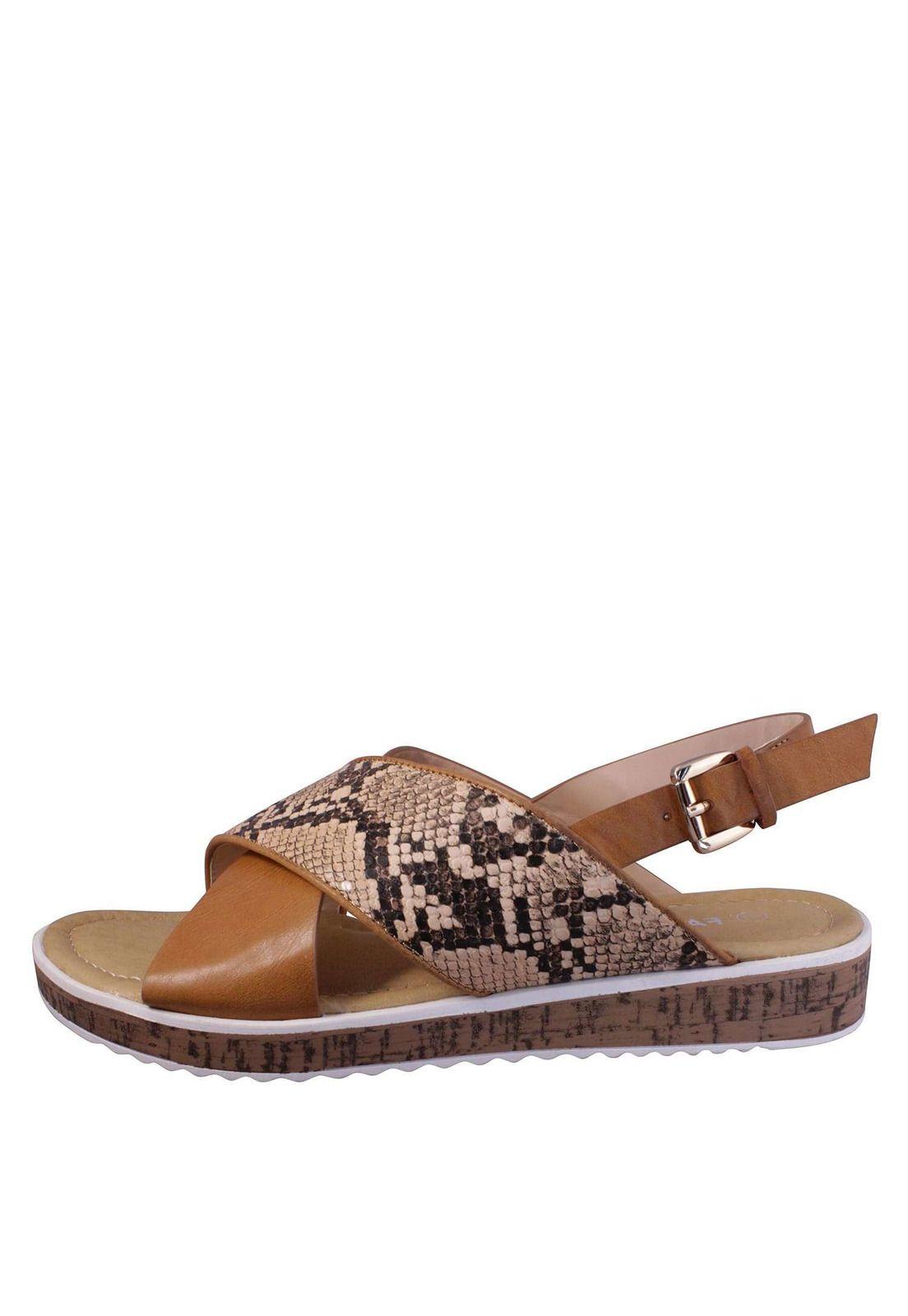 Sandalia Plana Aplicación Crocco 4Ss8521-7
