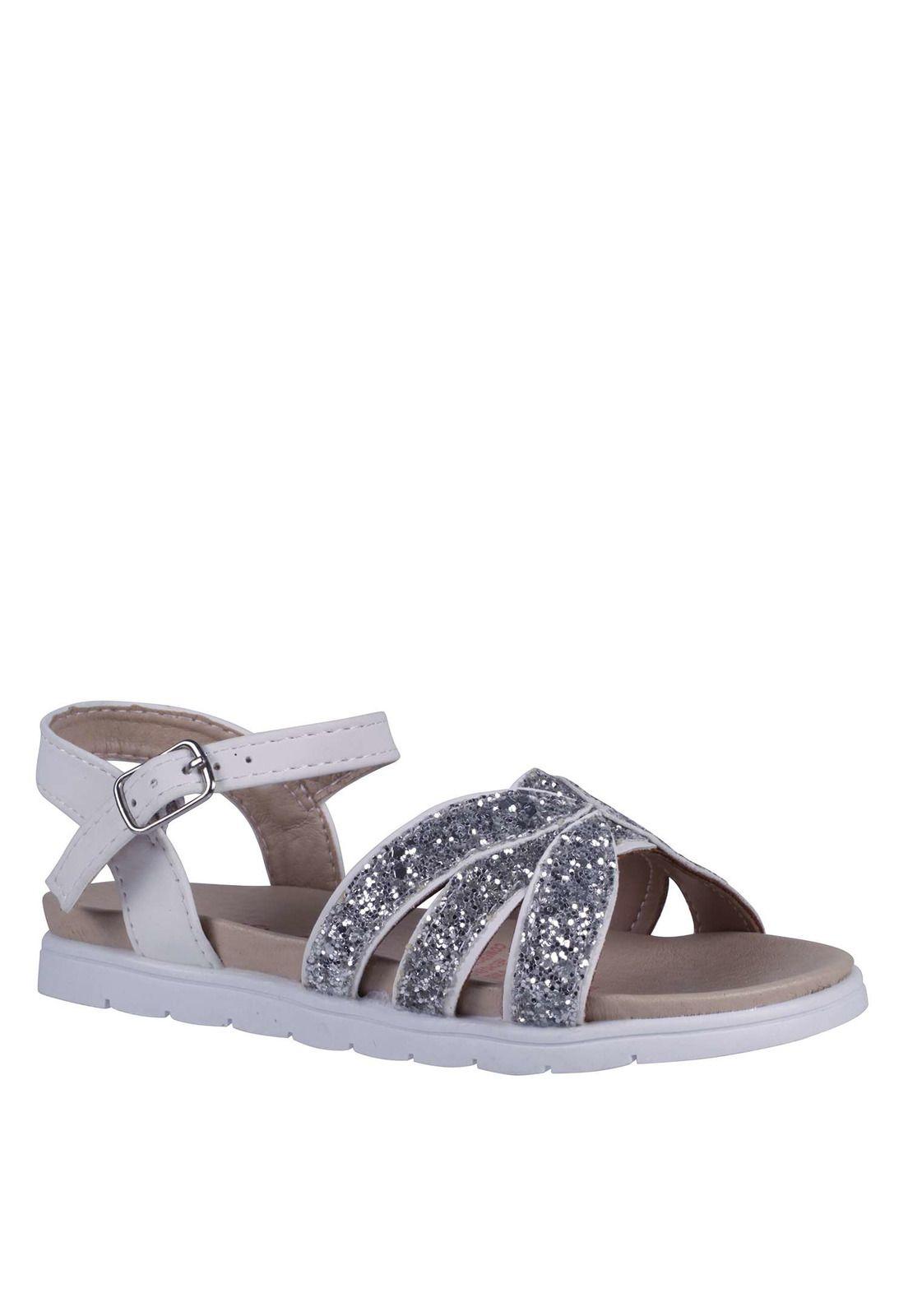 Sandalia Plana con brillos Niña 2Ss3322-1