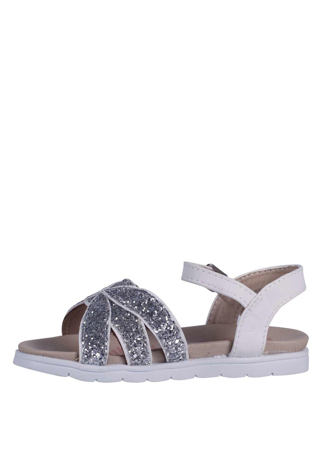 Sandalia Plana con brillos Niña 2Ss3322-3