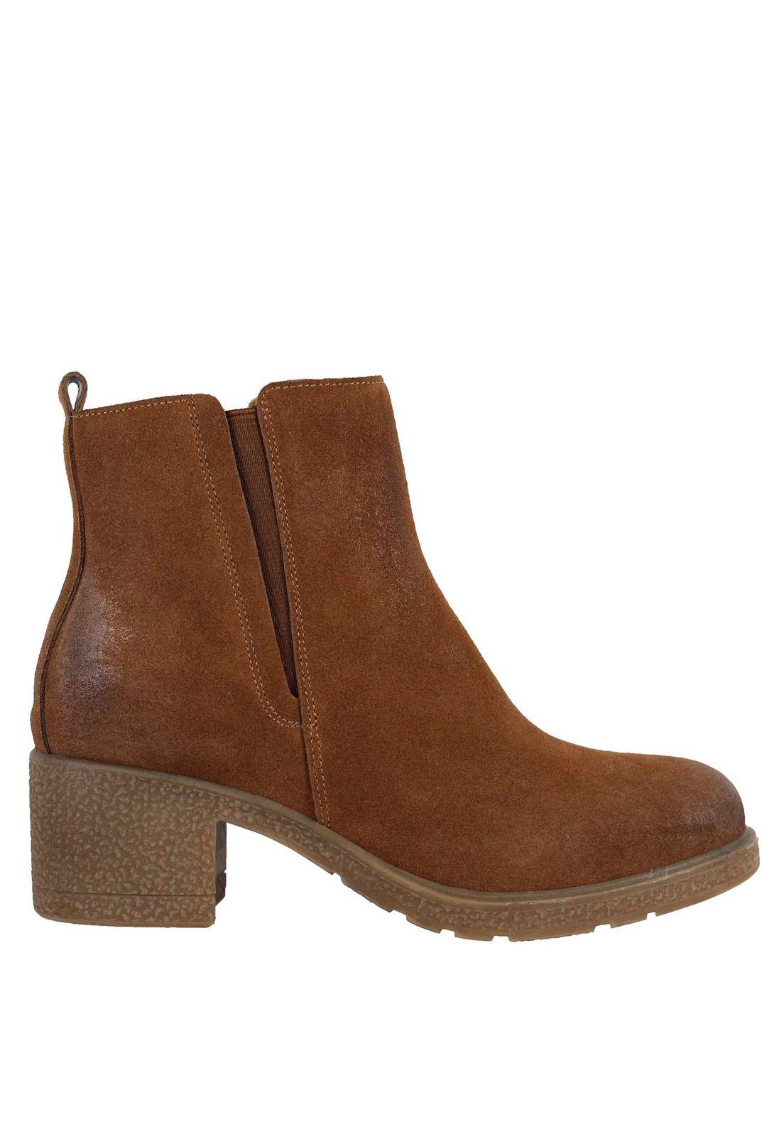 Botin Cuero Detalle Brushing 4Fb12521-0