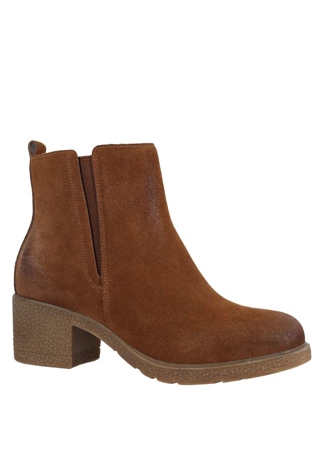 Botin Cuero Detalle Brushing 4Fb12521-1
