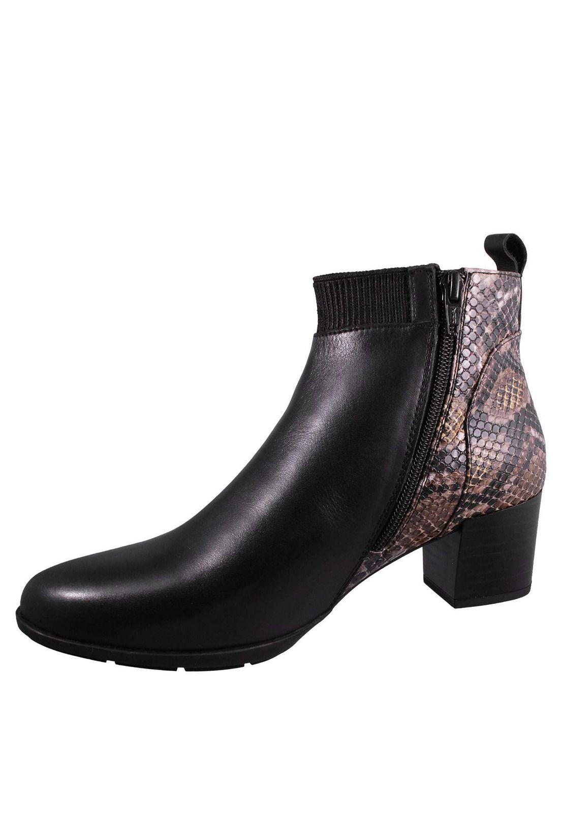 Botín Animal Pint 100% Cuero 4Fb10920-3