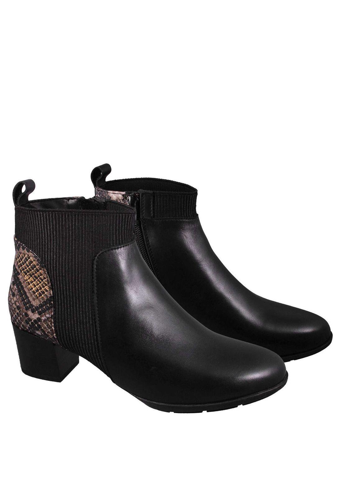 Botín Animal Pint 100% Cuero 4Fb10920-4