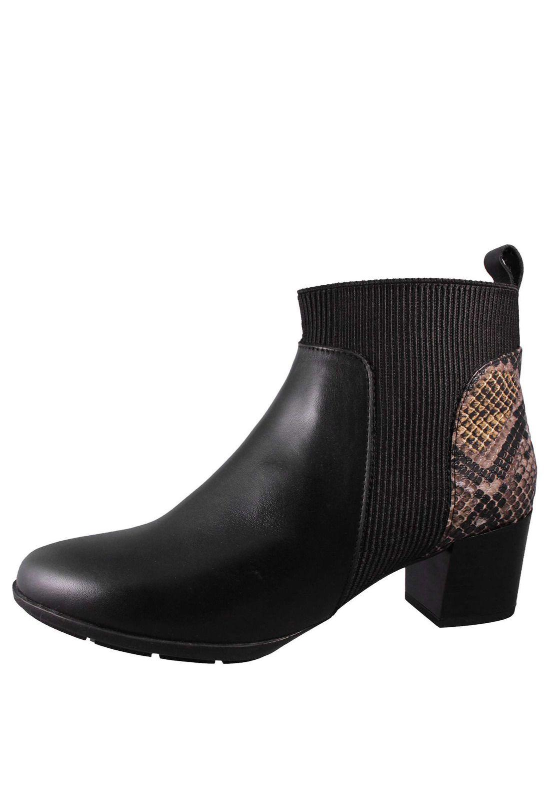 Botín Animal Pint 100% Cuero 4Fb10920-6