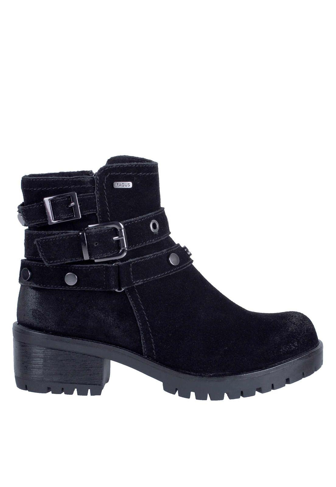 Botin Cuero Aplicación Hebilla 4fb8122-0