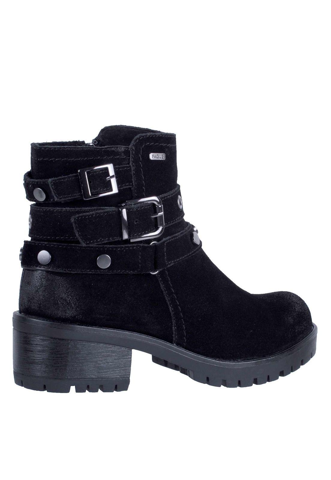 Botin Cuero Aplicación Hebilla 4fb8122-2