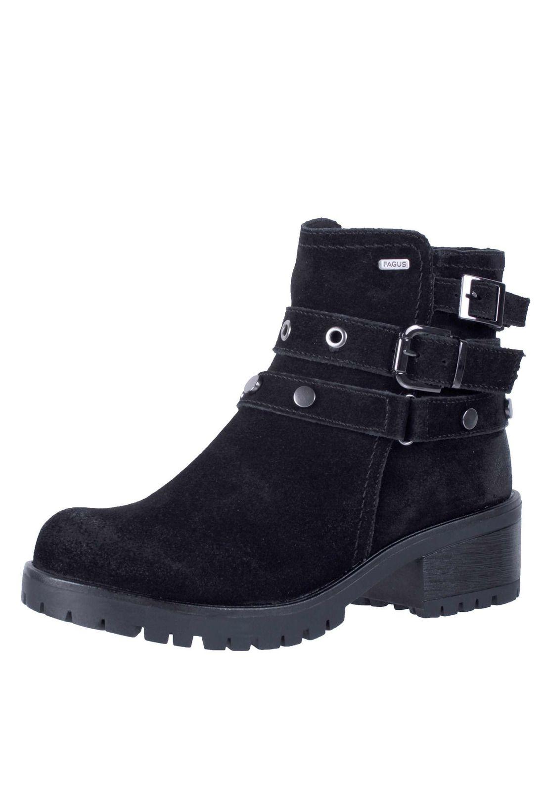 Botin Cuero Aplicación Hebilla 4fb8122-4