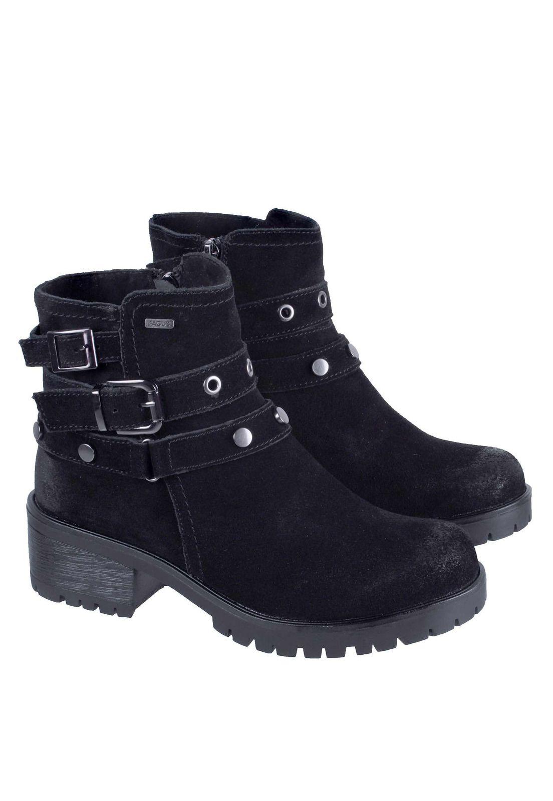 Botin Cuero Aplicación Hebilla 4fb8122-6