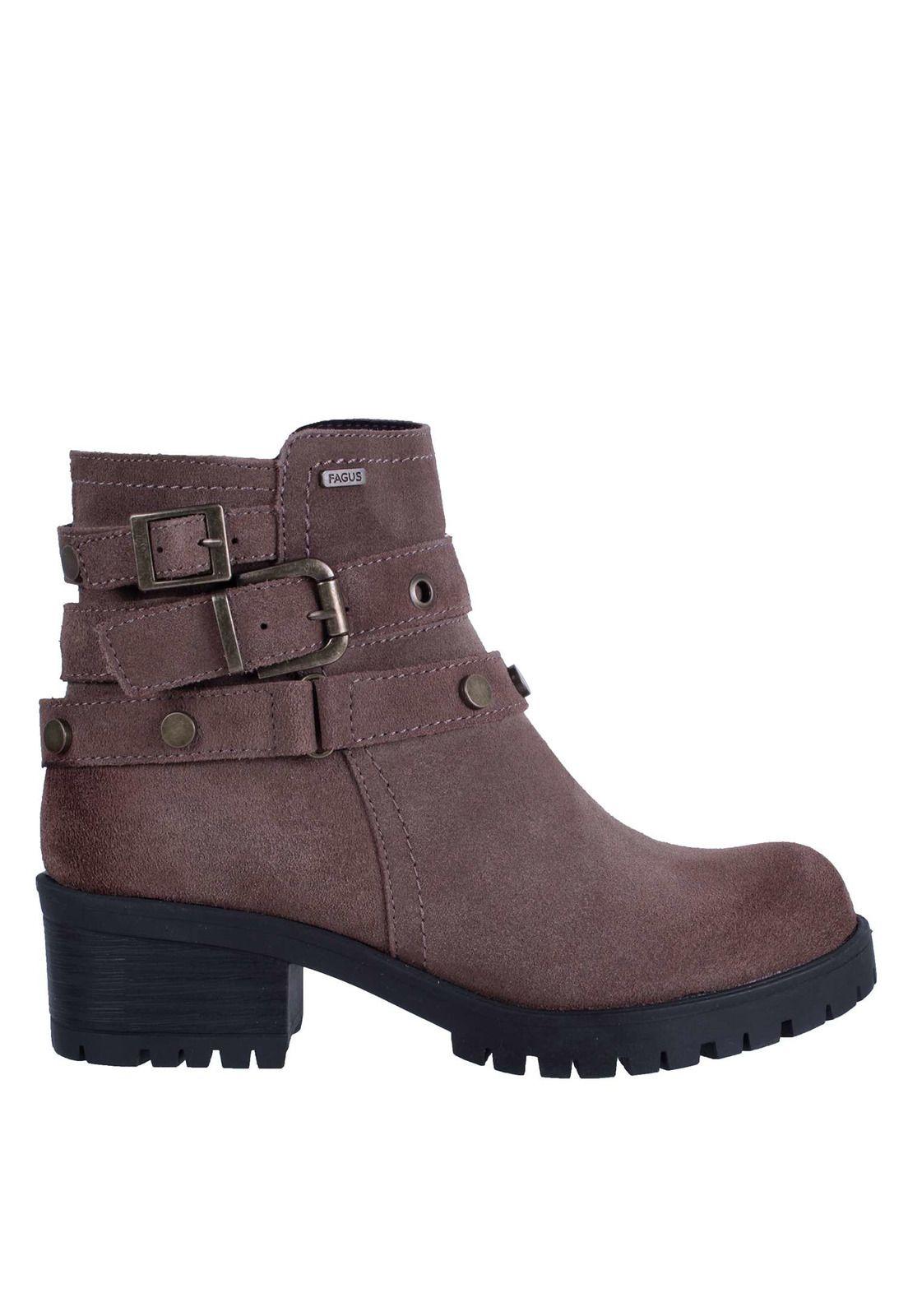 Botin Cuero Aplicación Hebilla 4fb8022-0