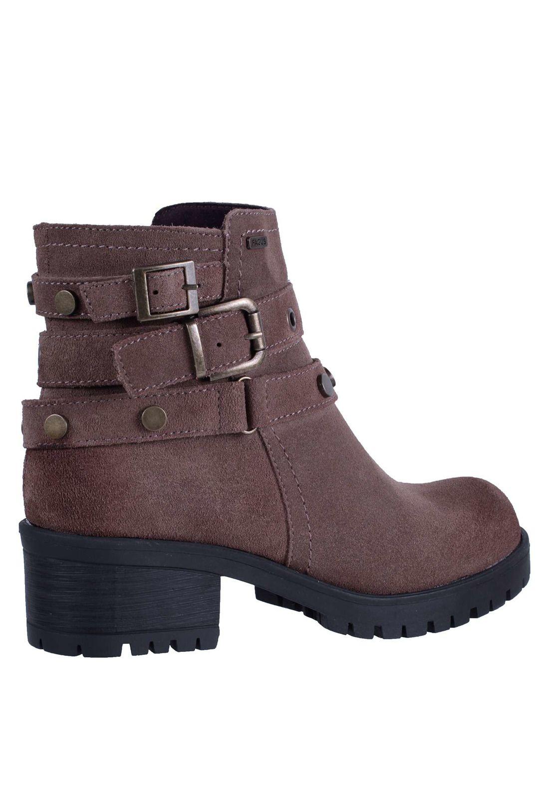 Botin Cuero Aplicación Hebilla 4fb8022-2
