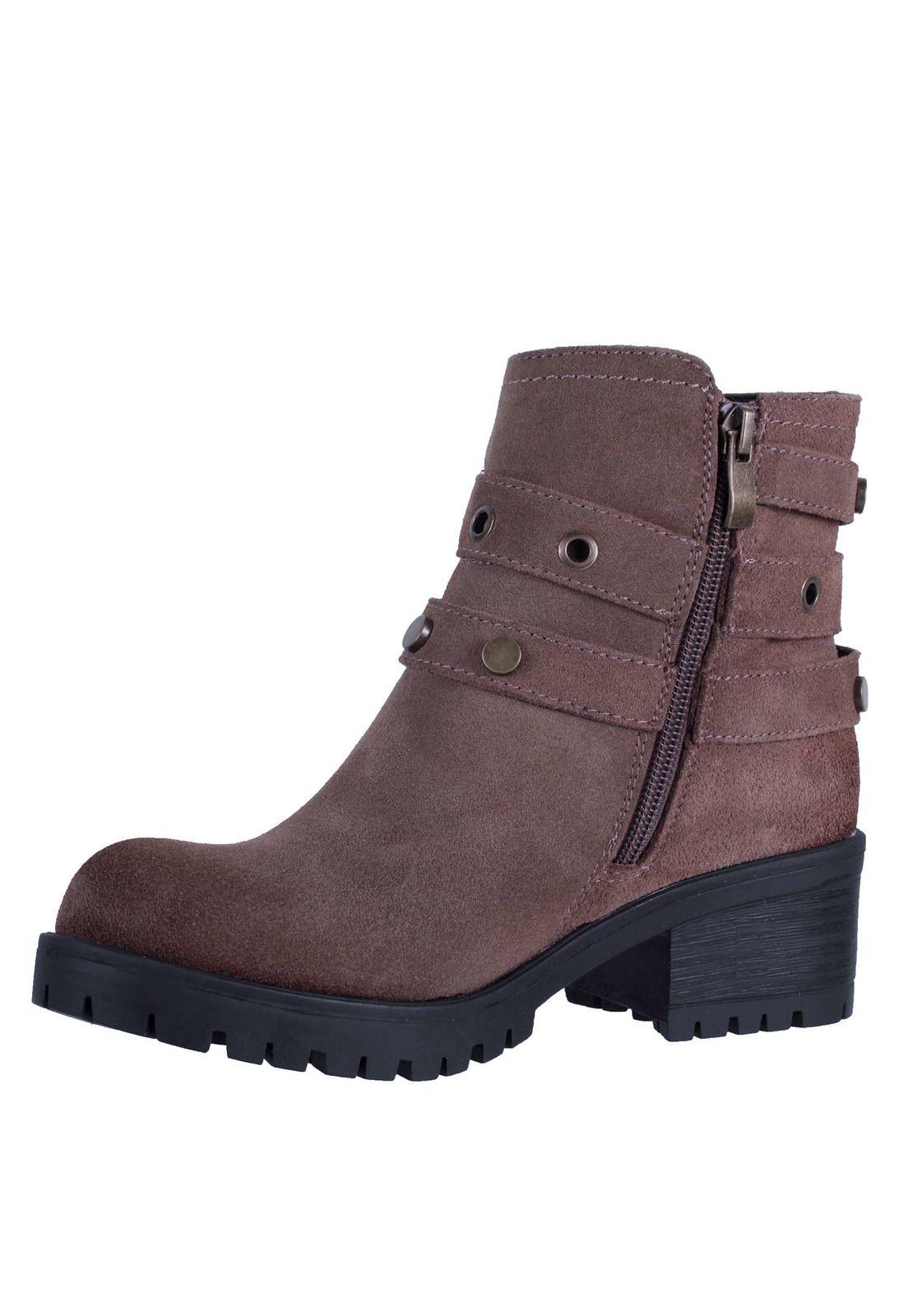Botin Cuero Aplicación Hebilla 4fb8022-3