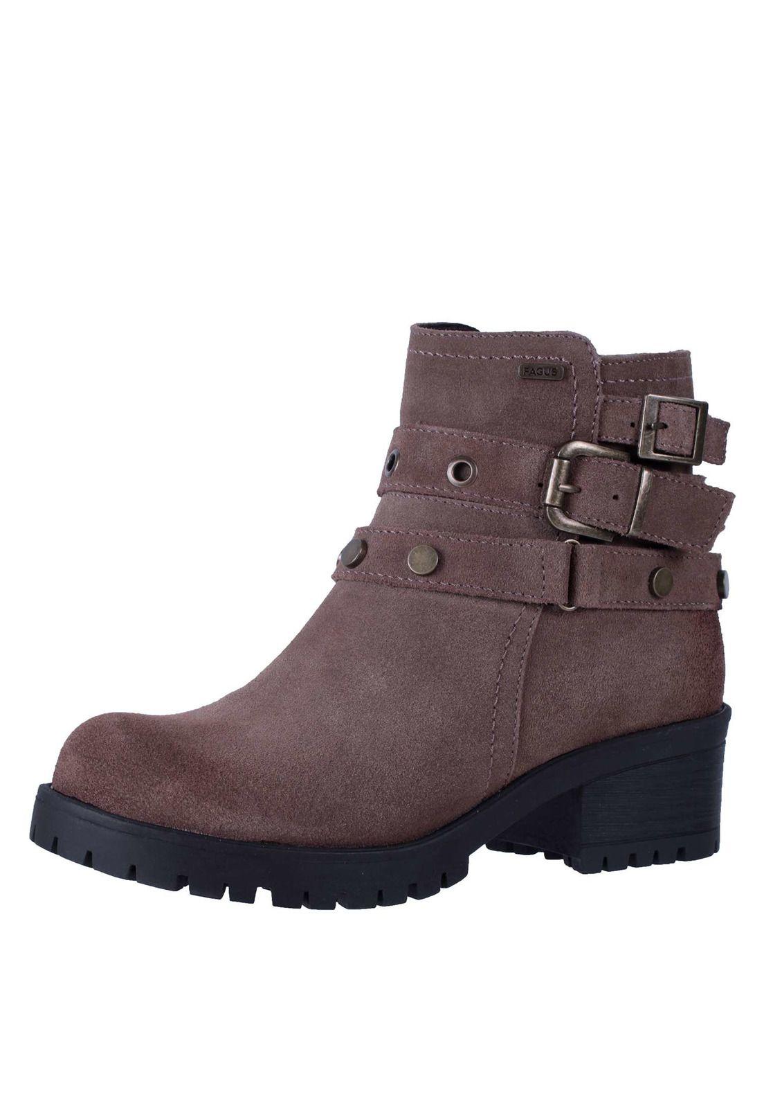 Botin Cuero Aplicación Hebilla 4fb8022-6