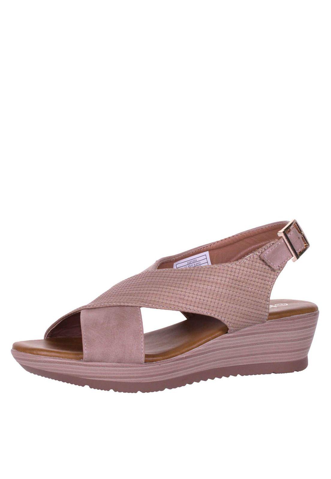 Sandalia Cuña Baja Cruzada 4Ss7922-6