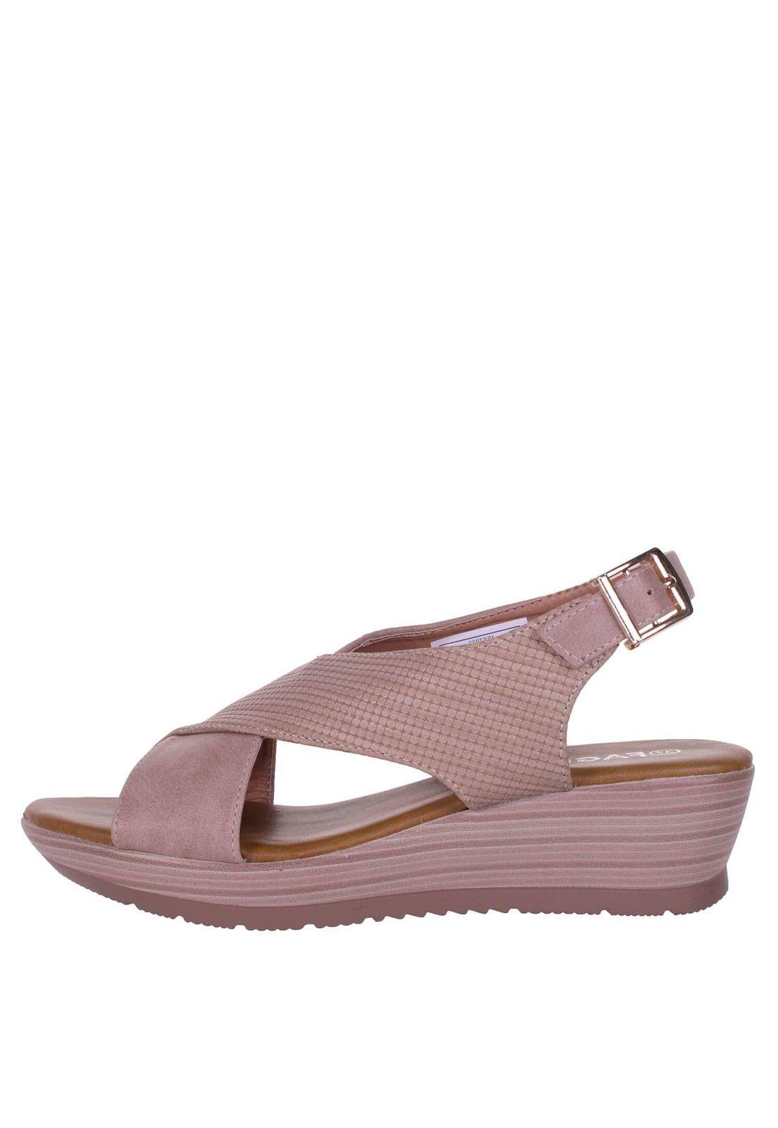 Sandalia Cuña Baja Cruzada 4Ss7922-7