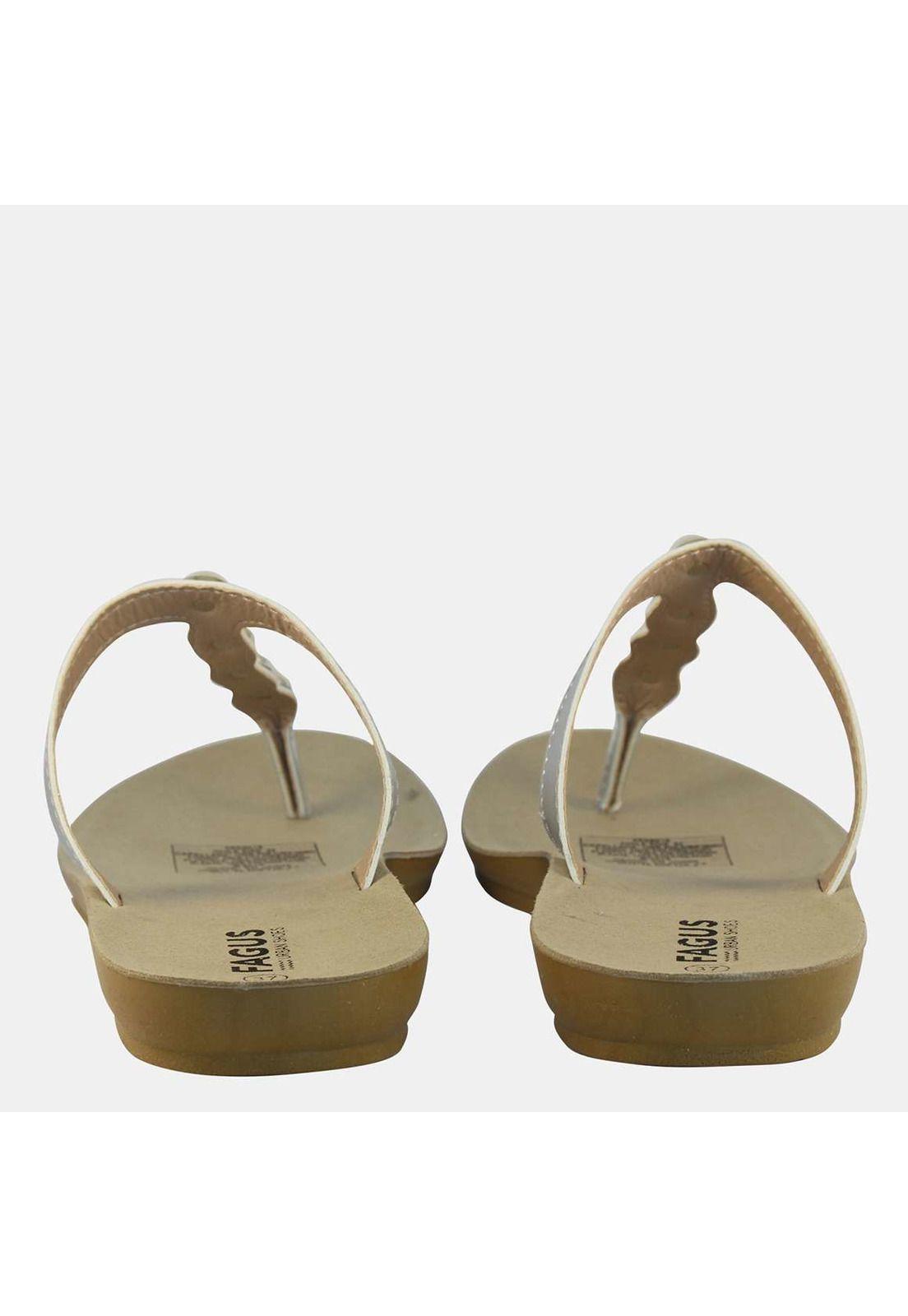 Sandalia Mujer Plateada 4Ss9019-8