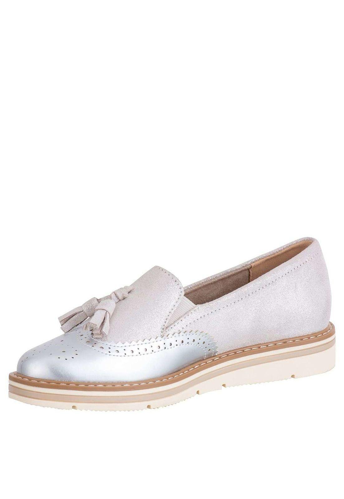 Mocasin Casual Metalizado 4Sz12821-3