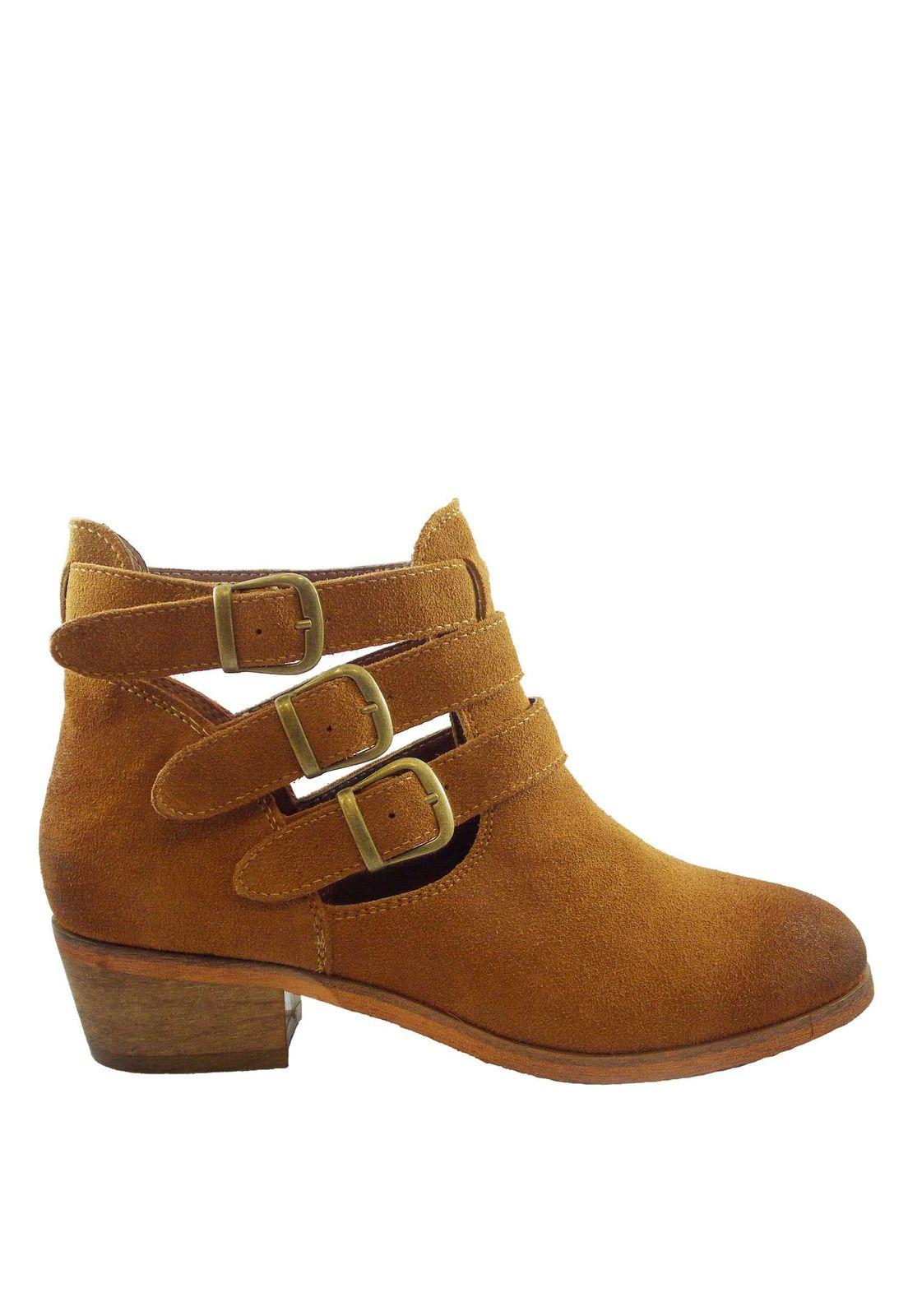 Botin Campero Mujer Camel 4Sb0919-0
