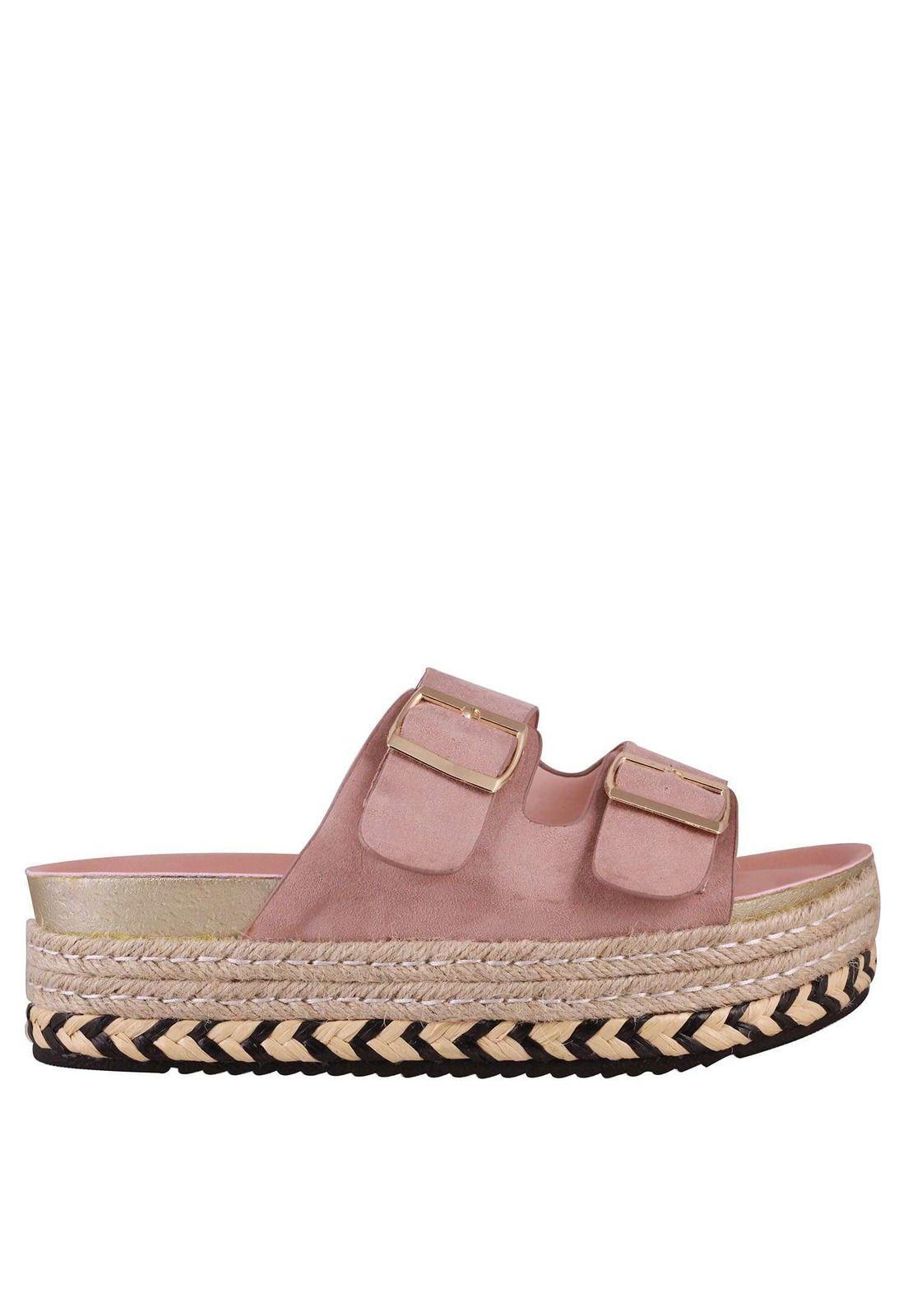 Sandalia Plataforma Diseño Hebillas 4Ss6821-0