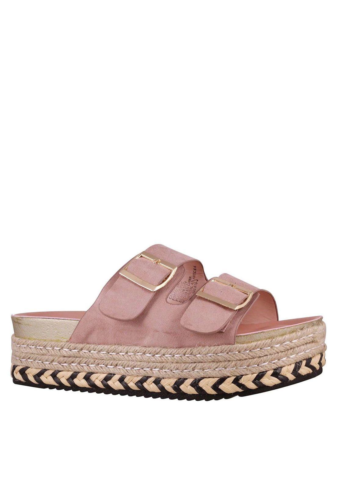 Sandalia Plataforma Diseño Hebillas 4Ss6821-1