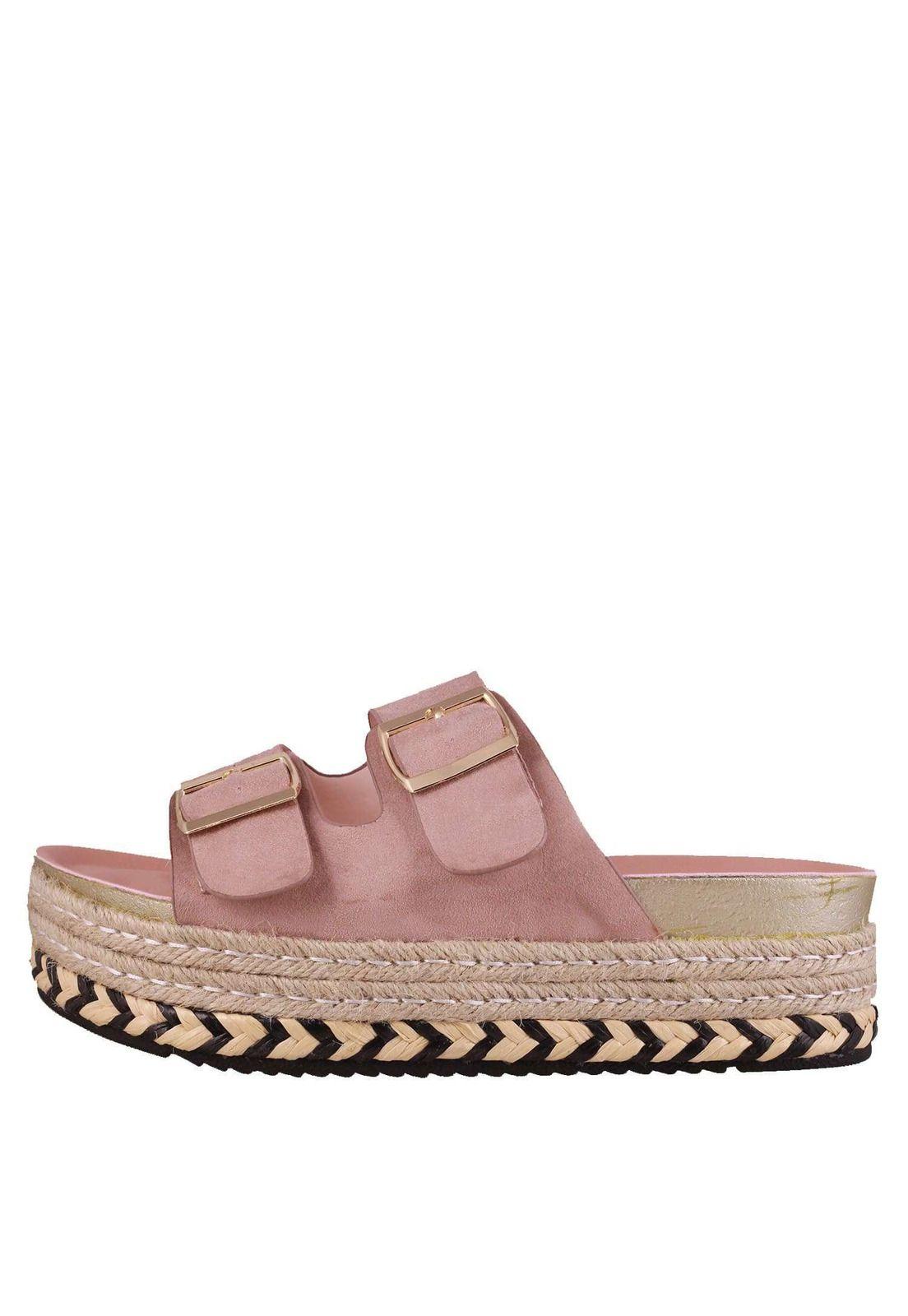 Sandalia Plataforma Diseño Hebillas 4Ss6821-6