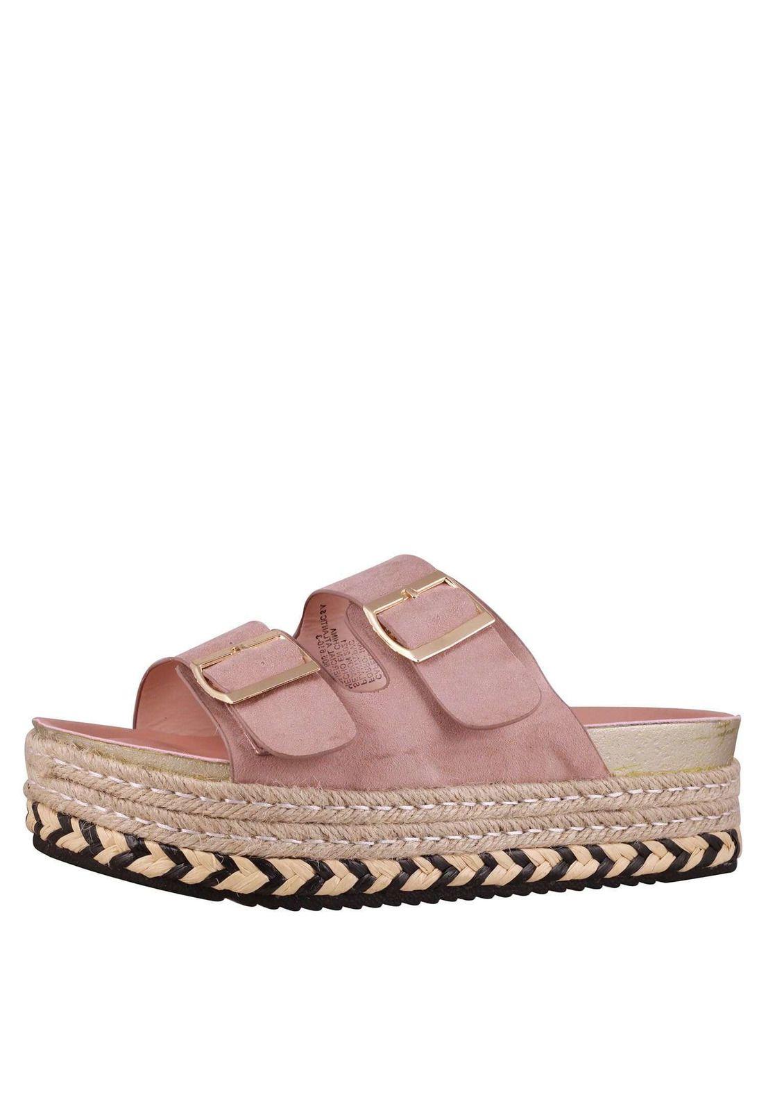 Sandalia Plataforma Diseño Hebillas 4Ss6821-7