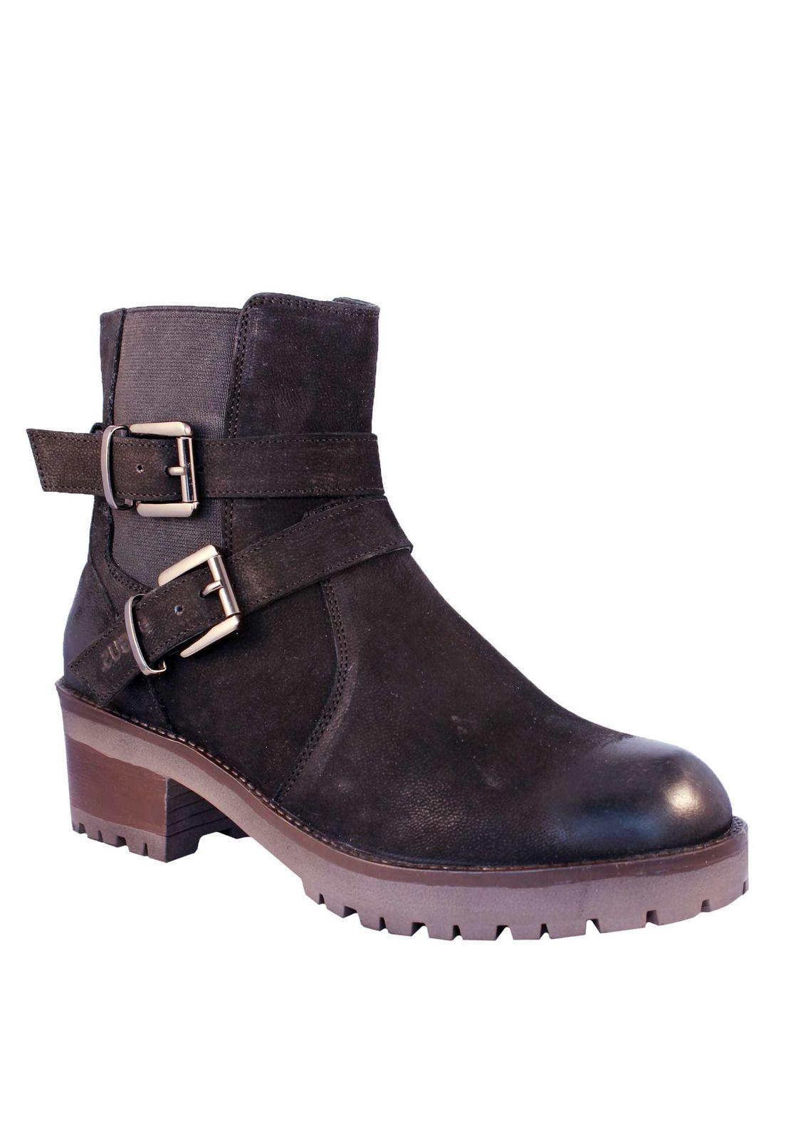Botin Cuero Aplicación Hebillas 4fb5418-1