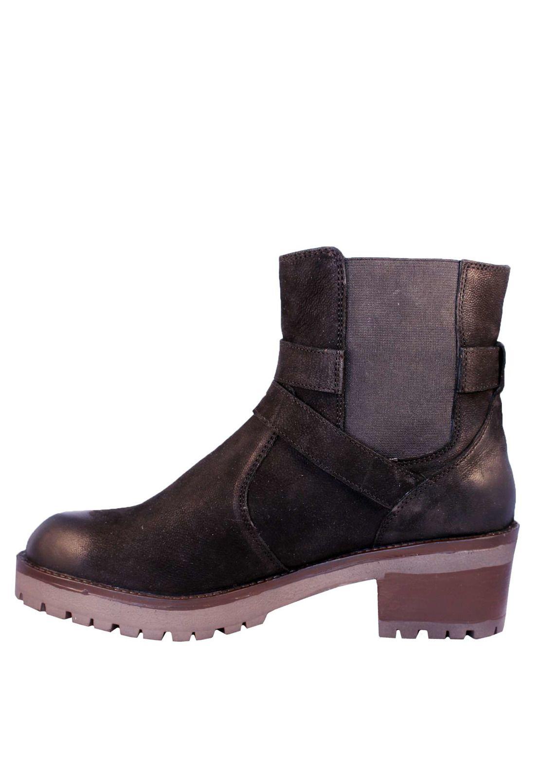 Botin Cuero Aplicación Hebillas 4fb5418-3