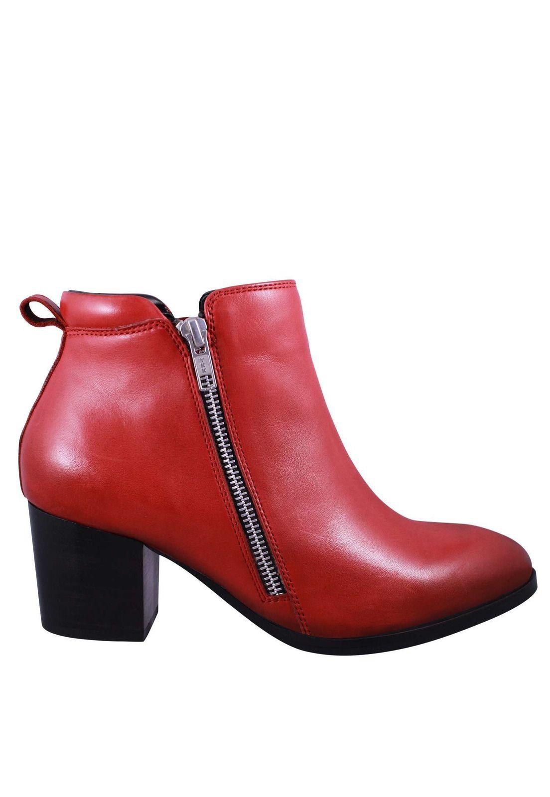 Botín 100% Cuero Tacon 4Fb10420-0