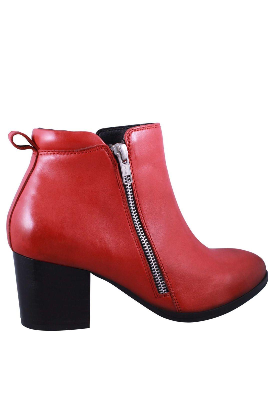 Botín 100% Cuero Tacon 4Fb10420-2