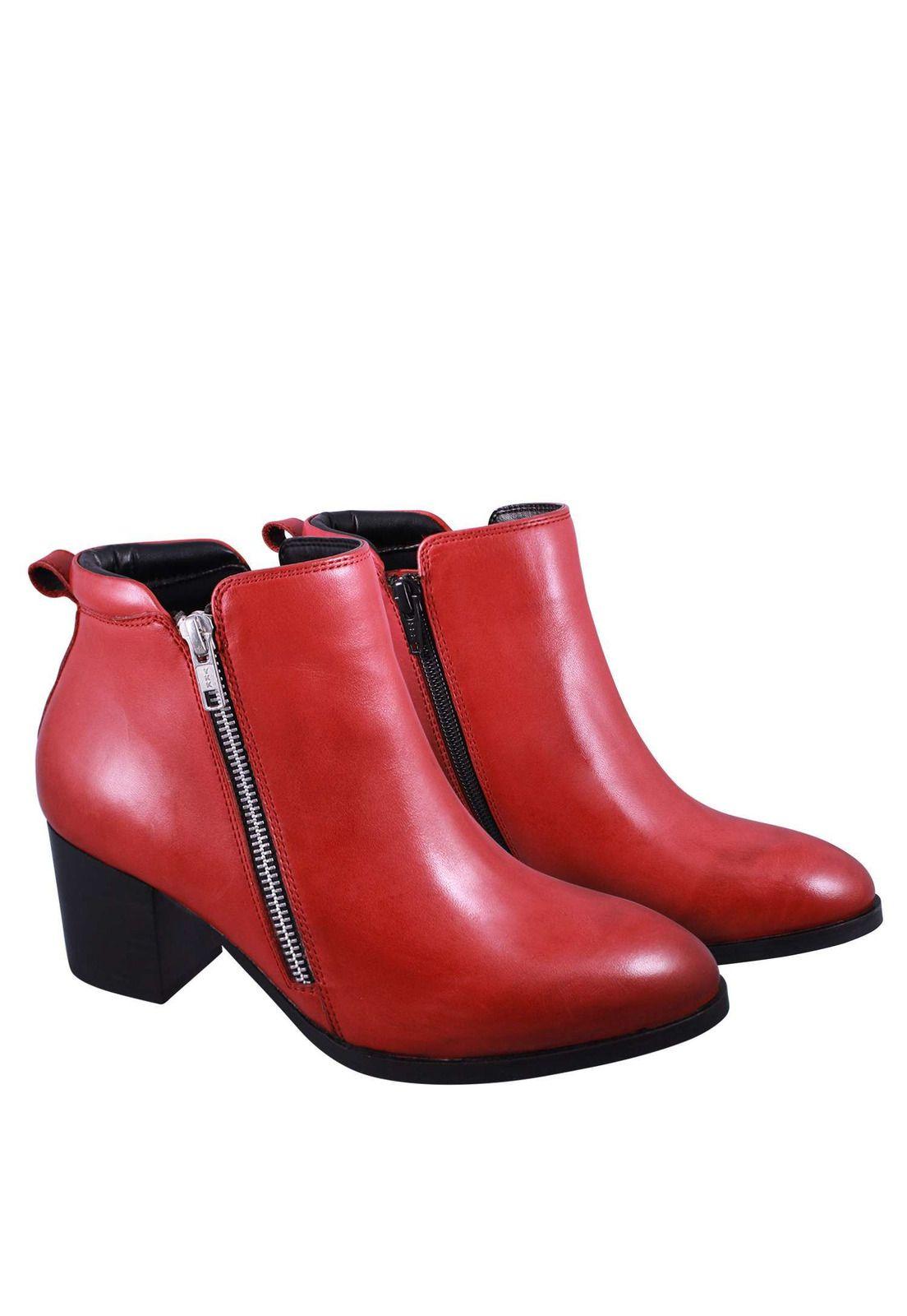 Botín 100% Cuero Tacon 4Fb10420-5