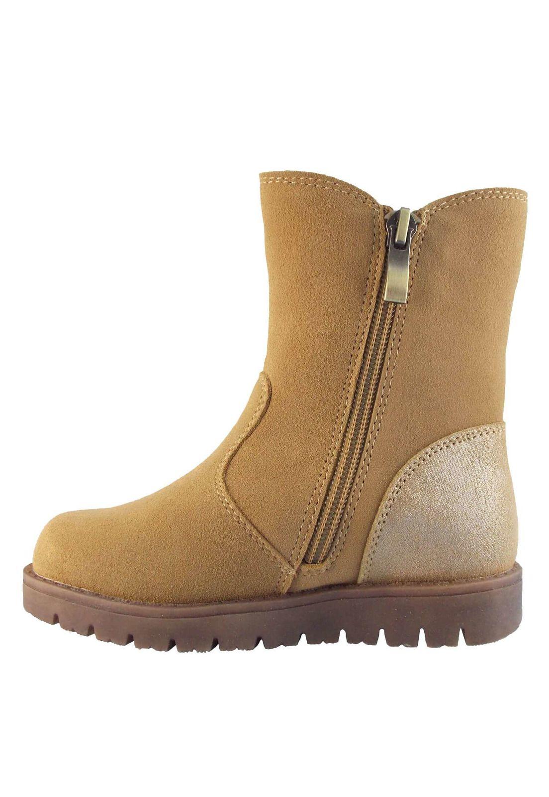 Bota Plana Niña Cuero 1Fb3718-4