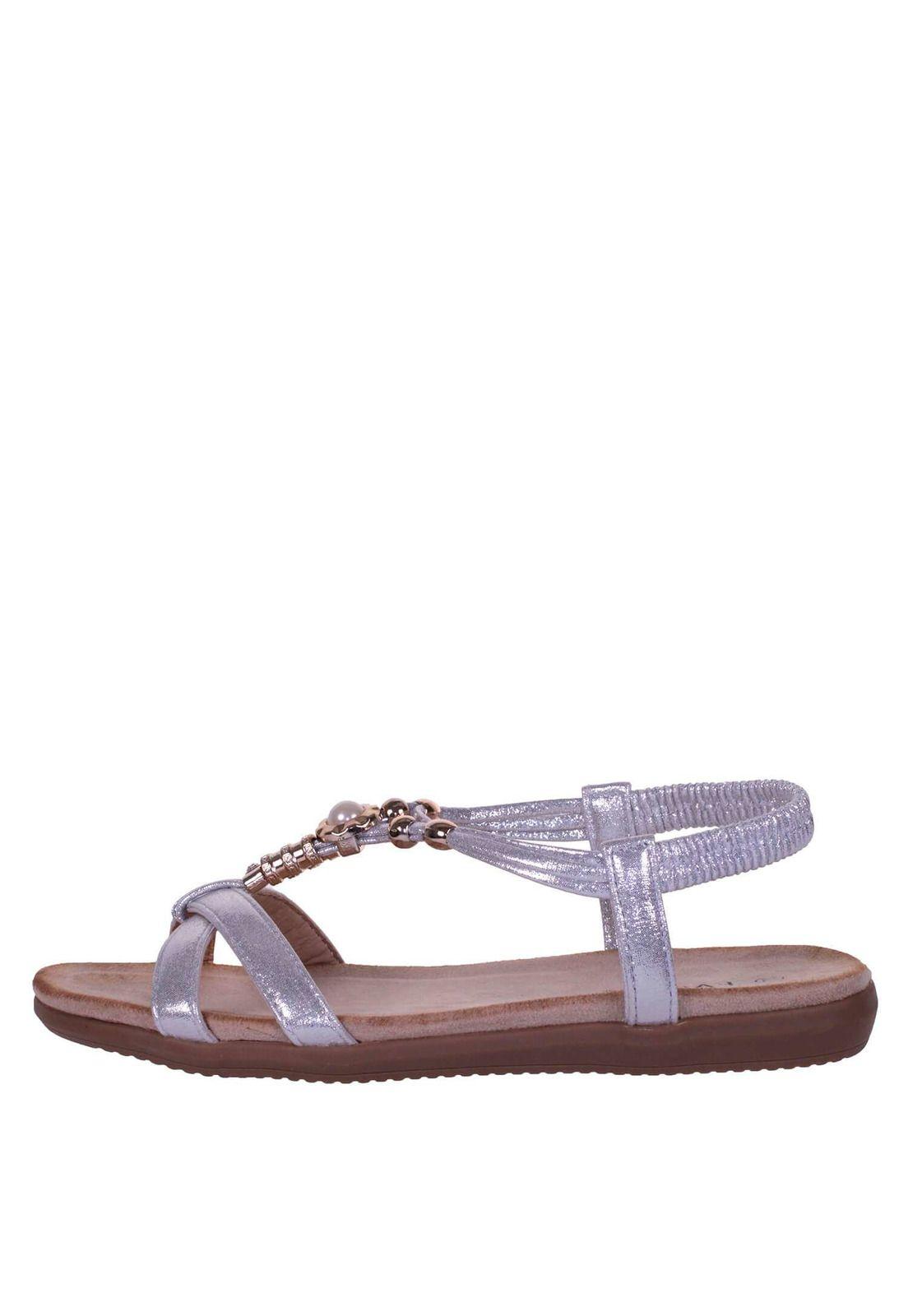 Sandalia Etnica Plana 4Ss14322-7