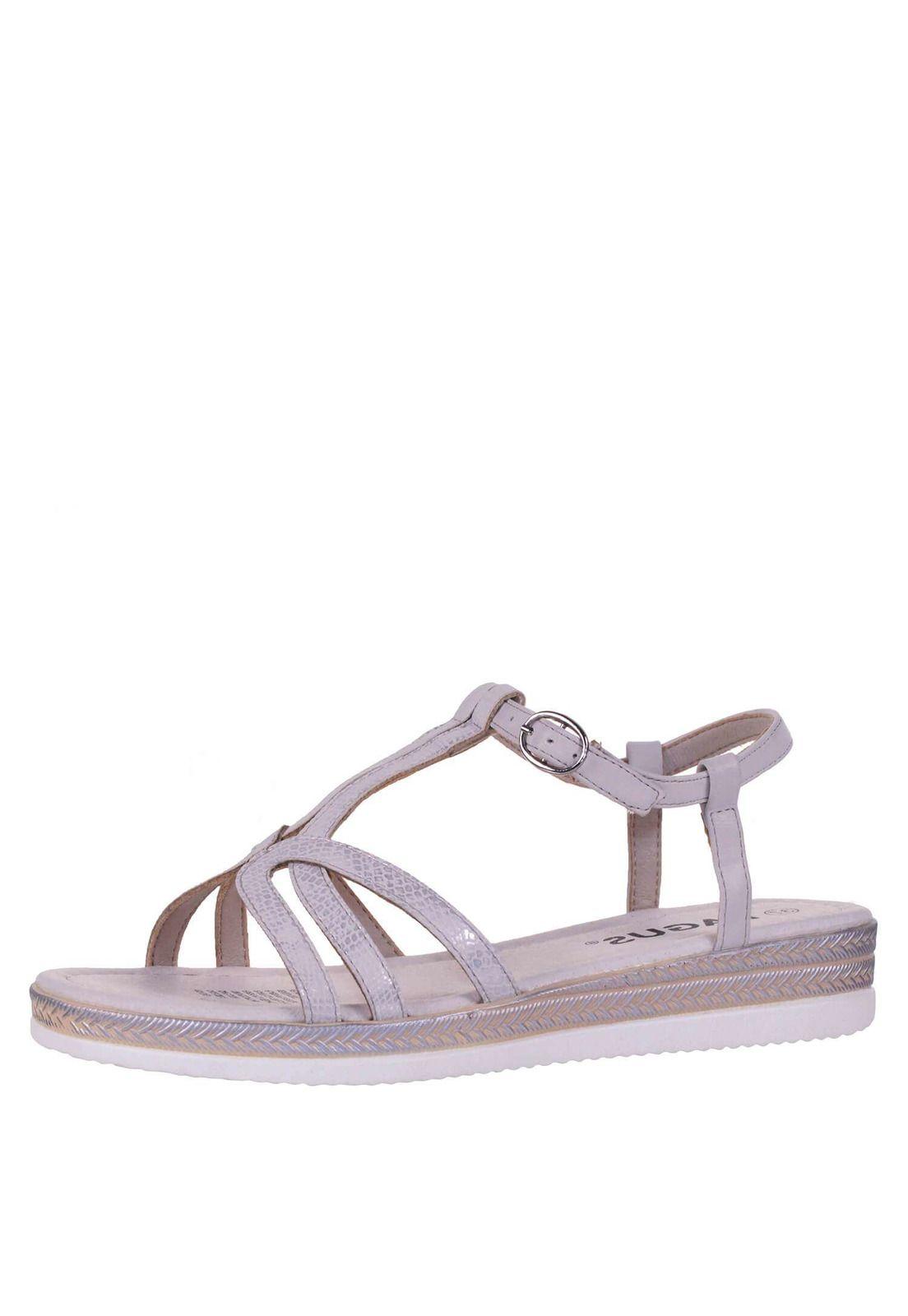 Sandalia Plana Metalizada 4Ss13622-5