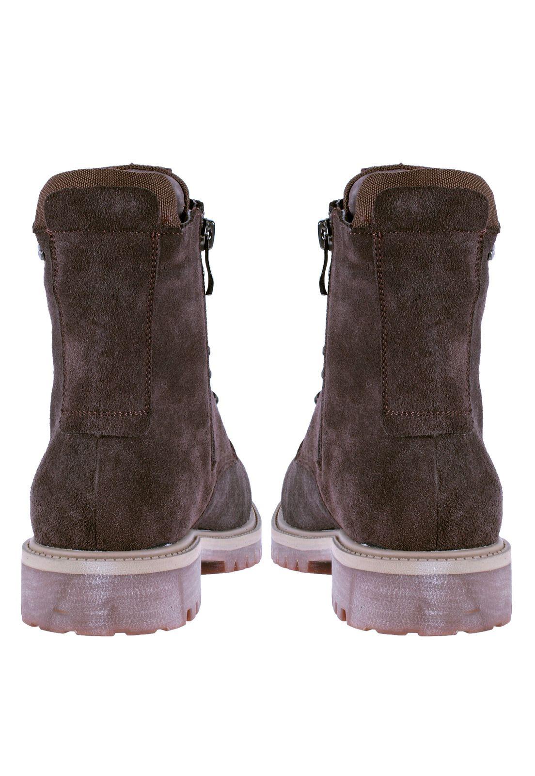 Botin Estilo Militar Cuero 4fb9422-5
