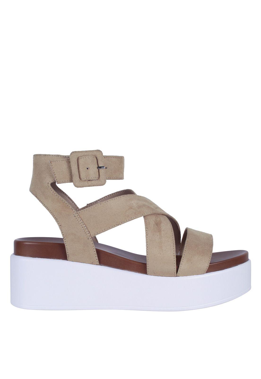 Sandalia Taco Plataforma Mujer Fagus 4ss10323-0