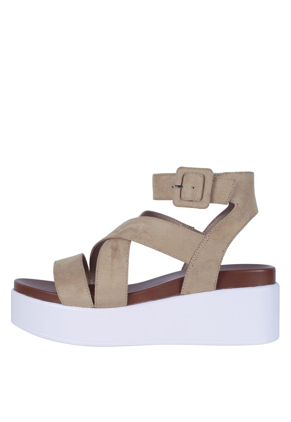 Sandalia Taco Plataforma Mujer Fagus 4ss10323-1